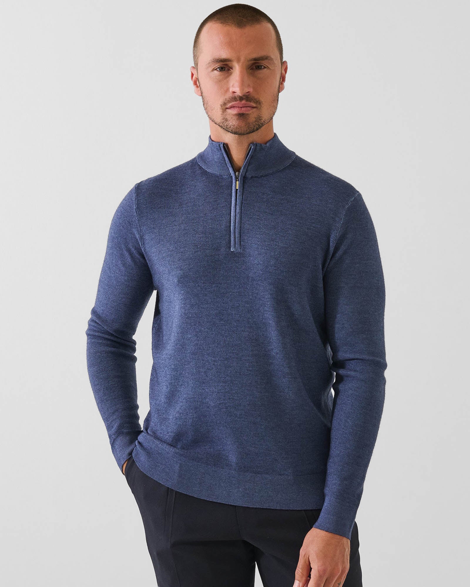 14 Gauge Vintage Quarter Zip Mock