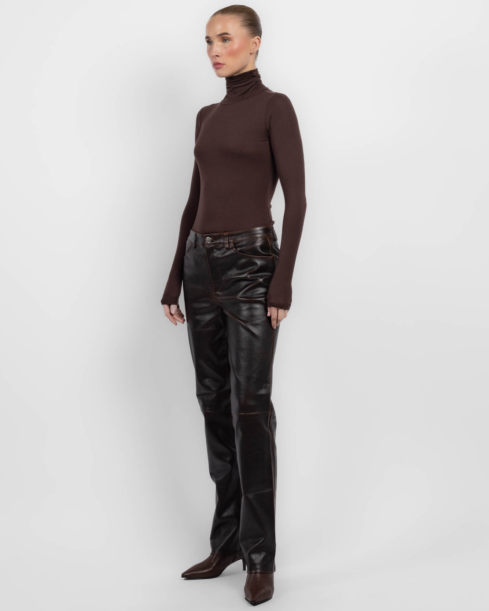 Pantalon slim droit