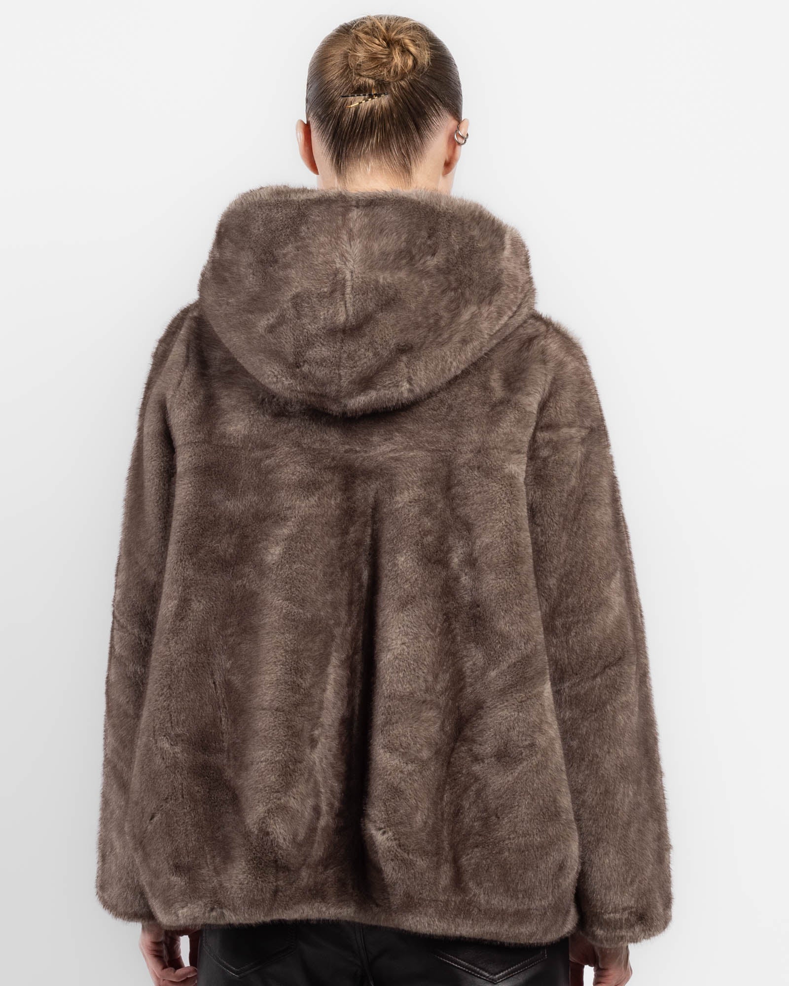 Veste en fausse fourrure