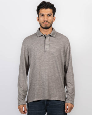 Flame Long Sleeve Polo