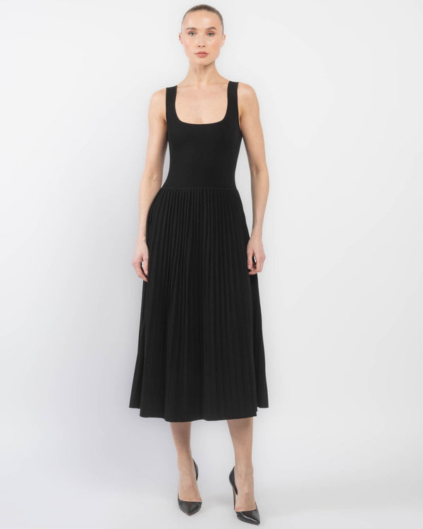 Halter Pleat Dress