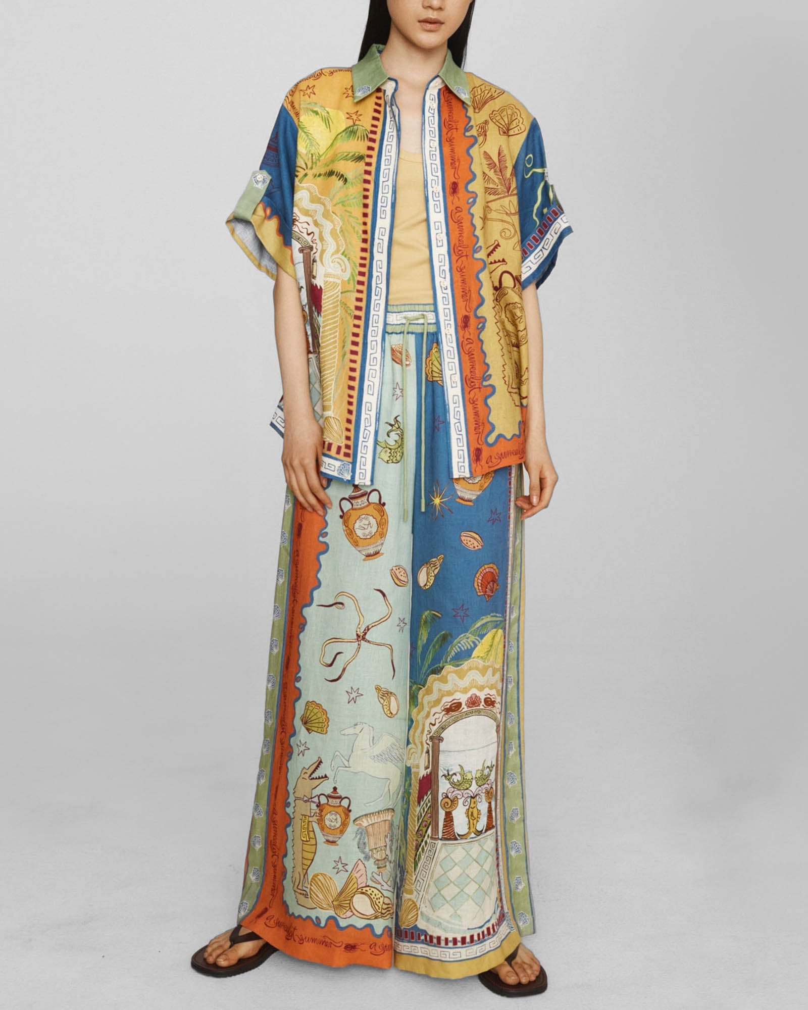 Chemise d'été surréaliste