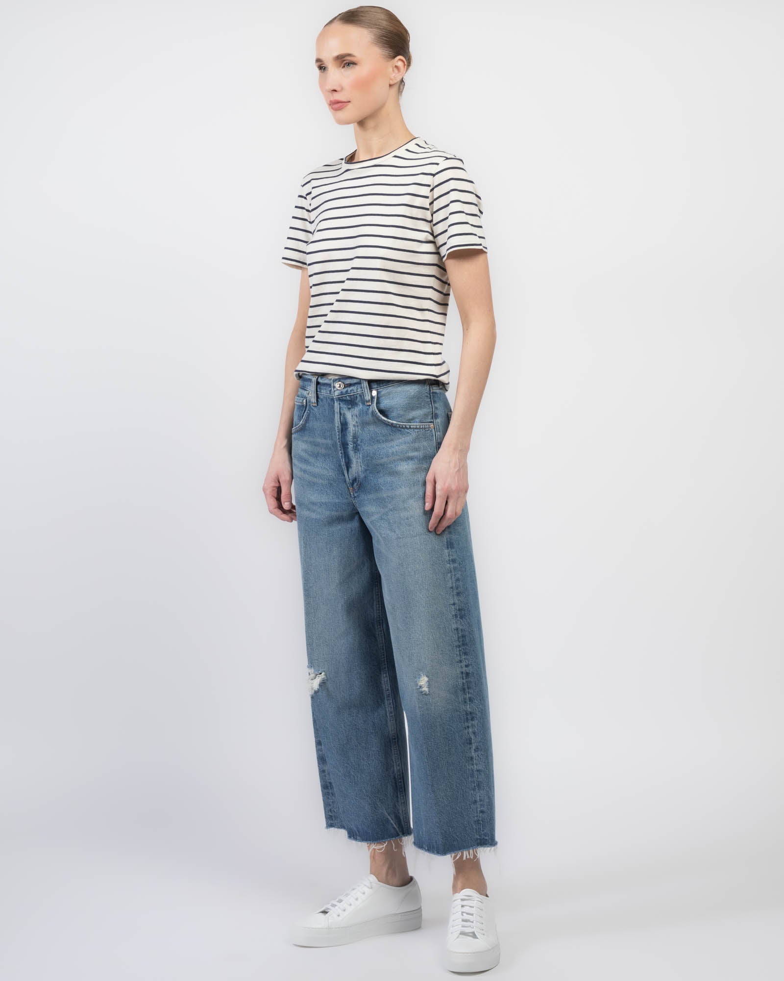 Ayla Raw Hem Jeans