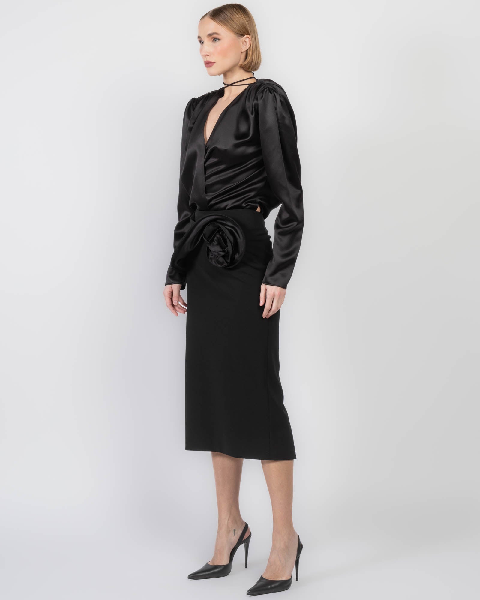 Floral Applique Skirt