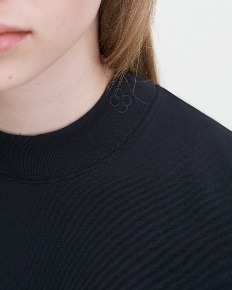 Mock Neck Tee