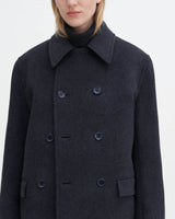 Double-Breasted Wool Coat