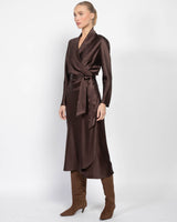 Long Sleeve Wrap Dress