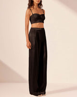 La Lune Straight Pants