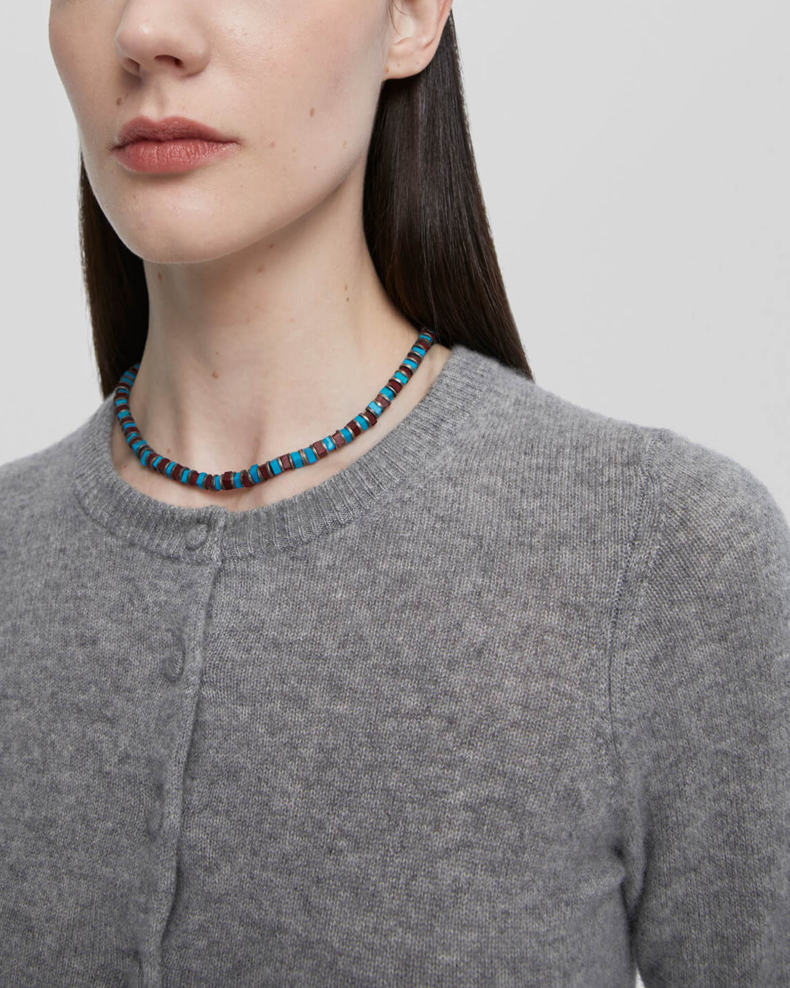 Cashmere Crew Cardigan