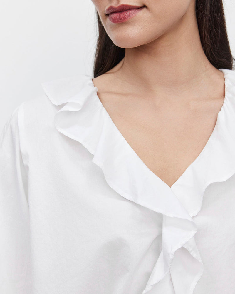 Poplin Collar Top