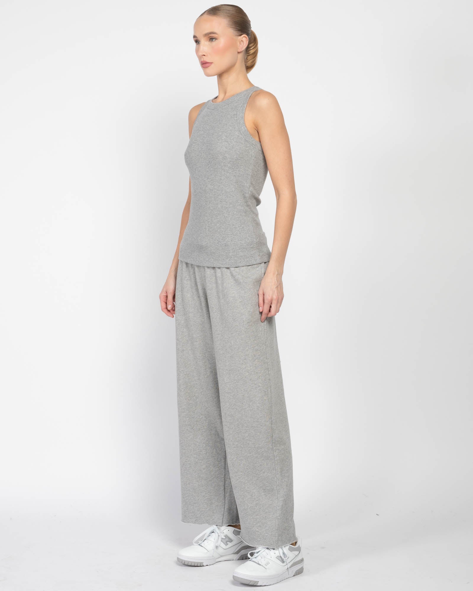 Débardeur côtelé en modal