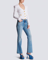 V-Neck Knit Cardigan