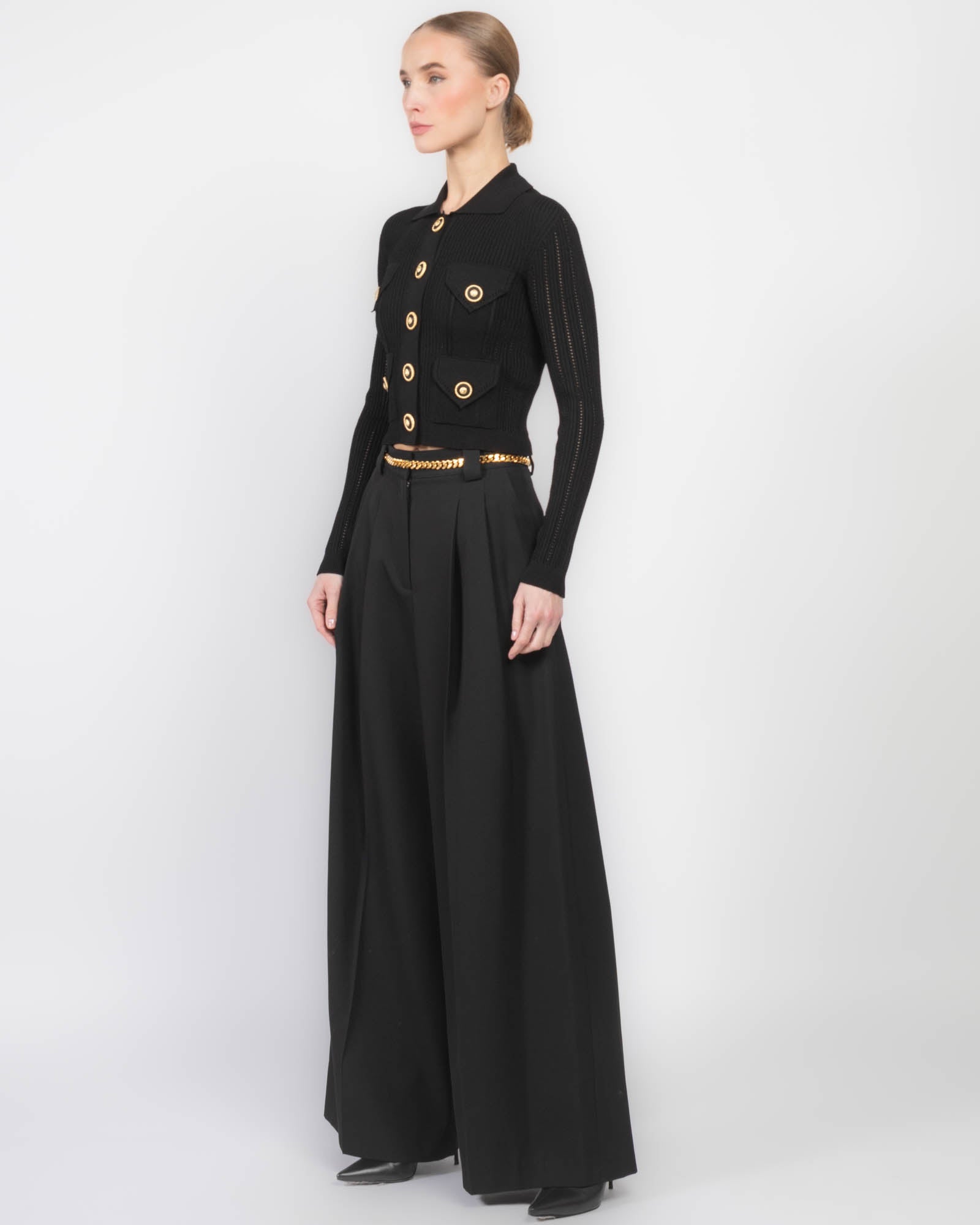 4 Pockets Knit Cardigan