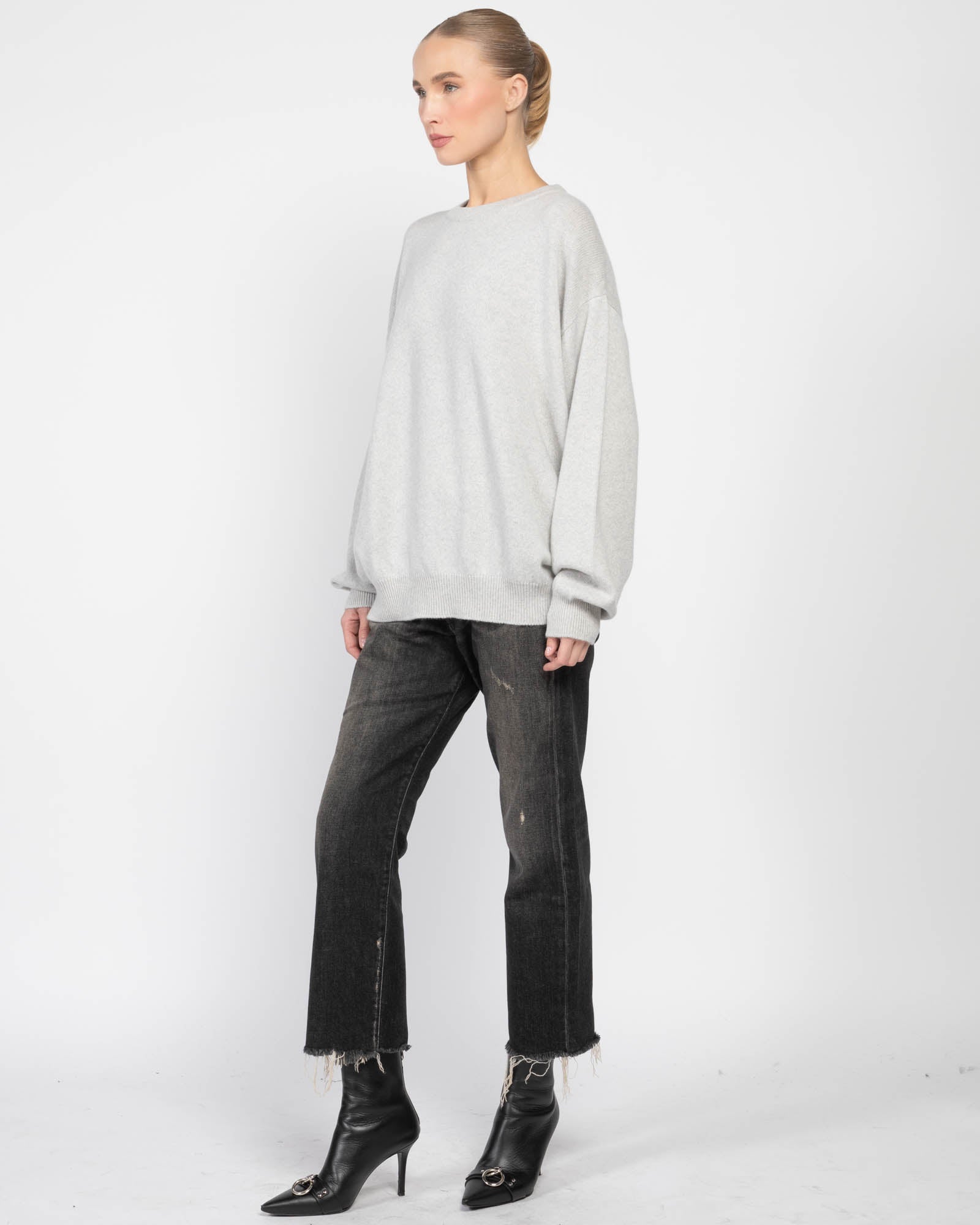 Tweedy Crewneck Sweater