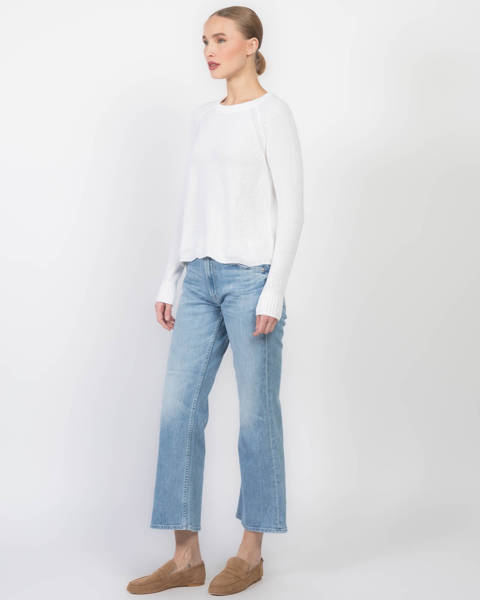 Scallop Shaker Sweater
