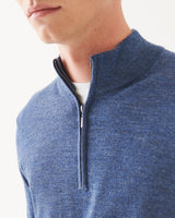 1/4 Zip Mock Sweater