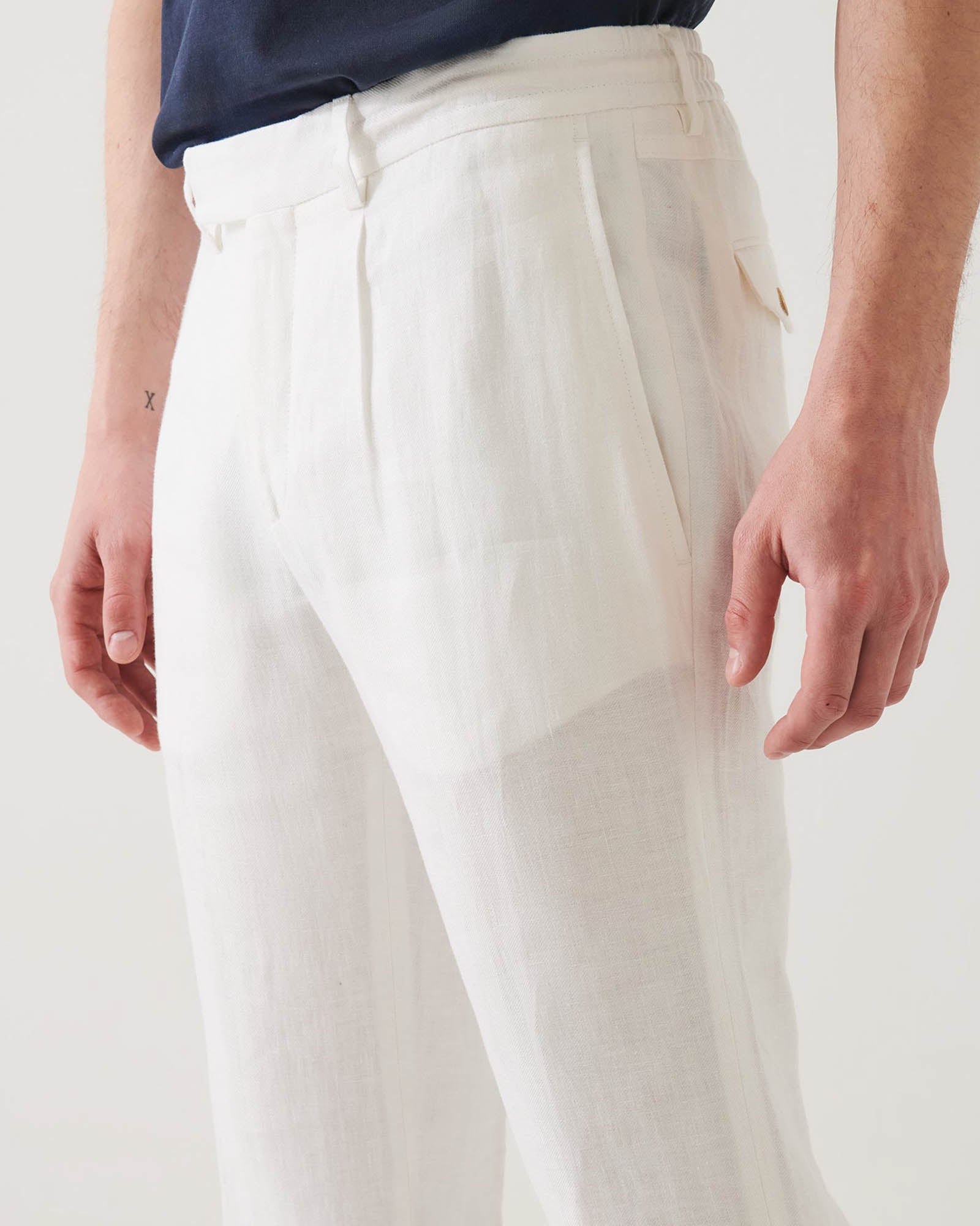 Linen Drawstring String Pants
