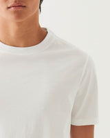 Organic Pima High Neck Crew Tee