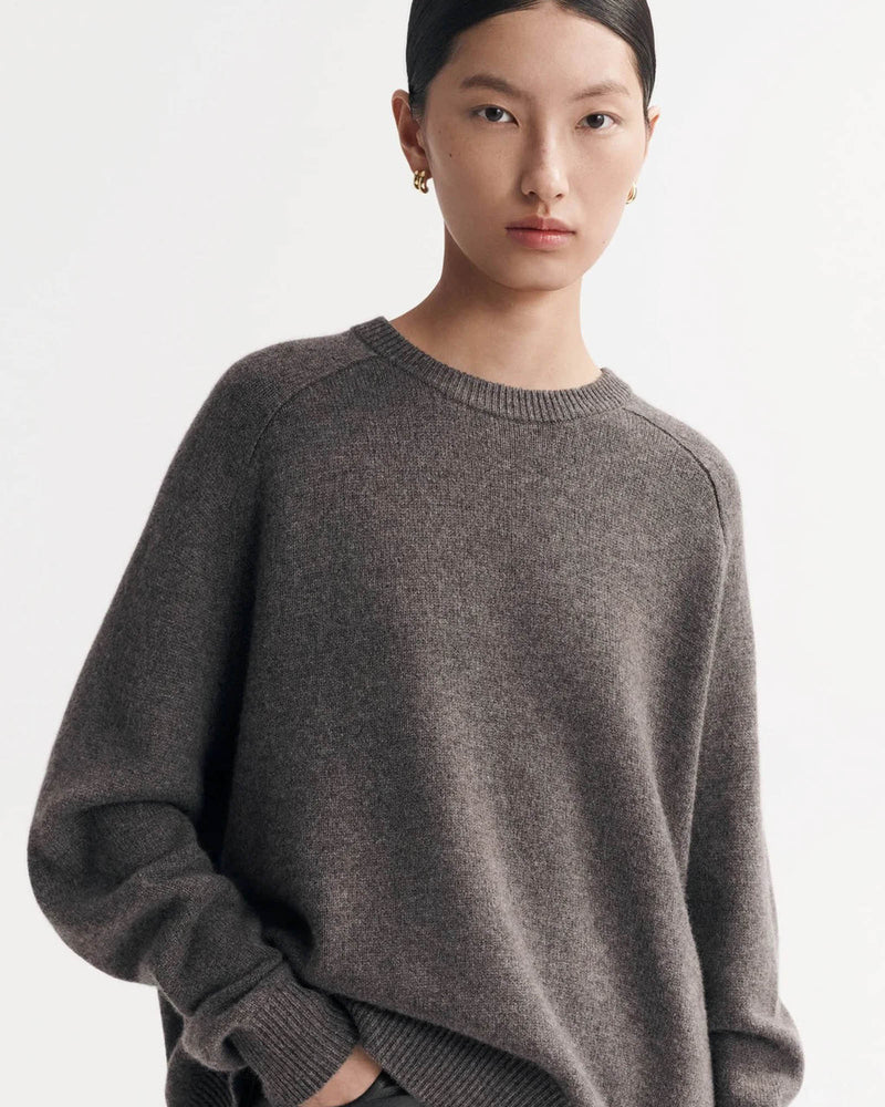 Boyfriend O-Neck Sweater