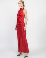 Halter Drape Dress