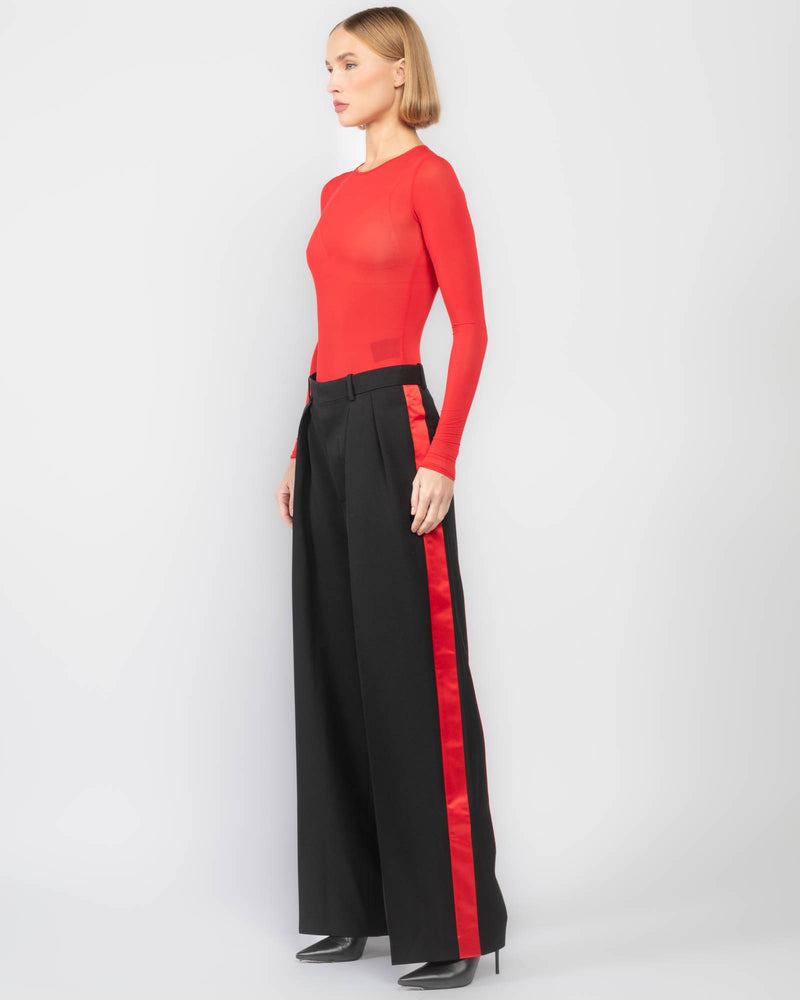 Low Rise Tuxedo Trousers