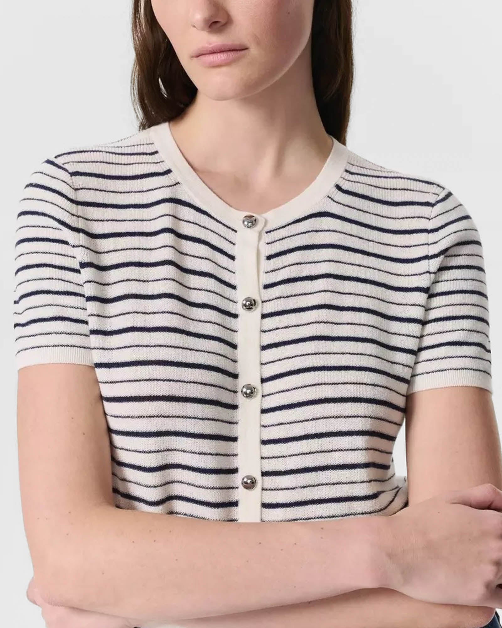 Dina Stripe Cardigan