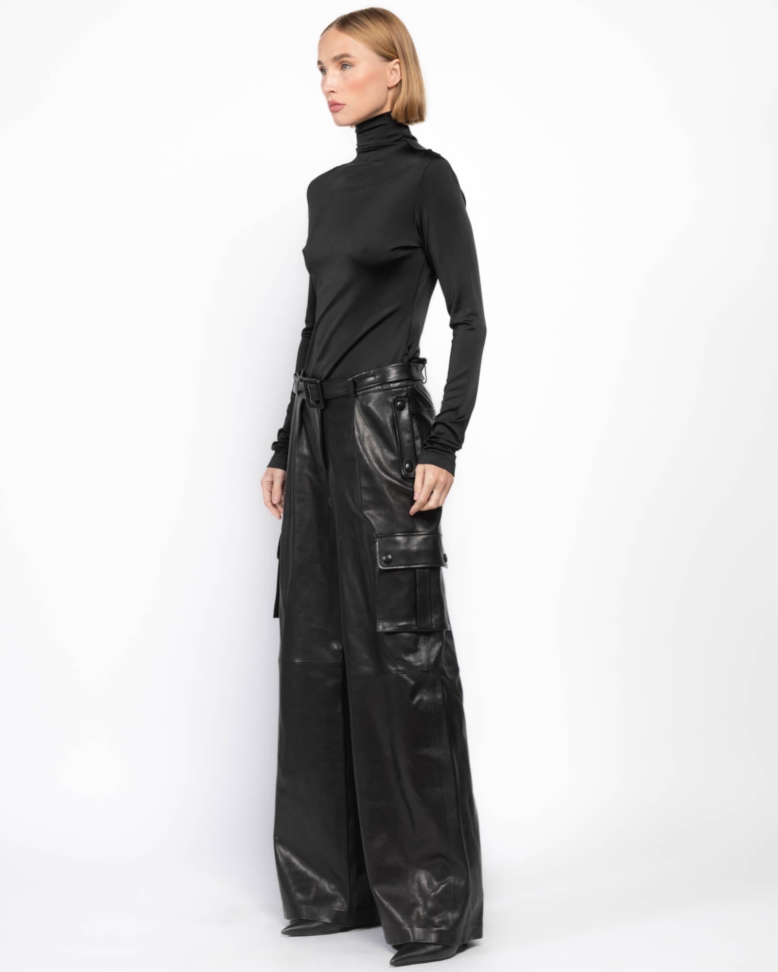 Pantalon de survêtement en cuir