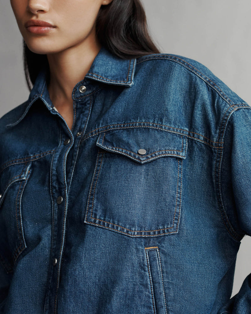 Denim Bubble Jacket