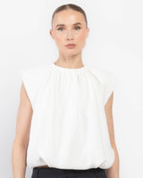 Quilted Waffle Shirt Top
