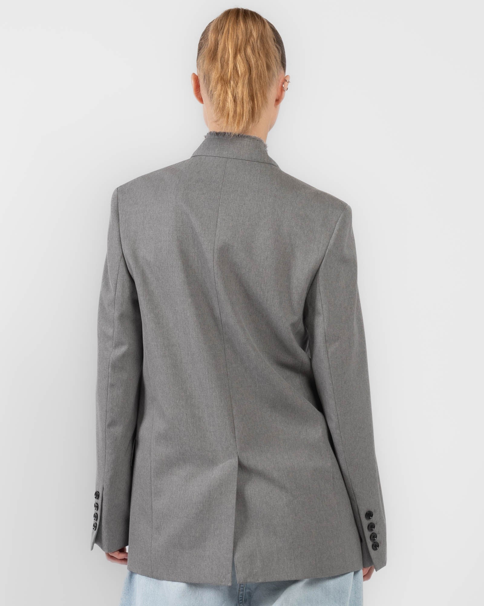Raw Lapel Jacket