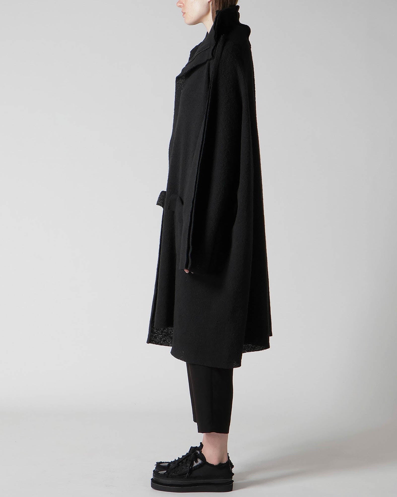 Manteau à coutures détaillées