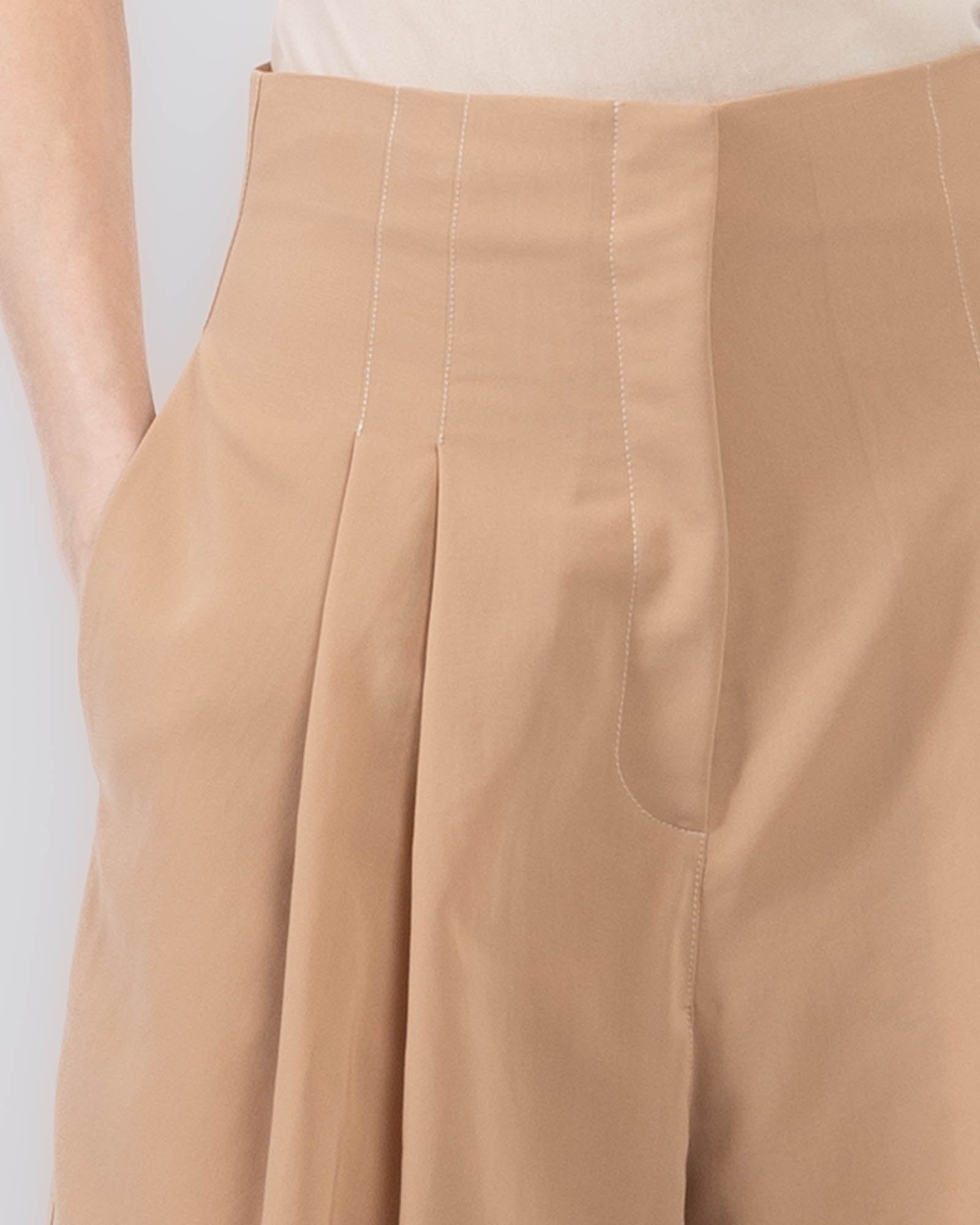 Pantalon court Etamine