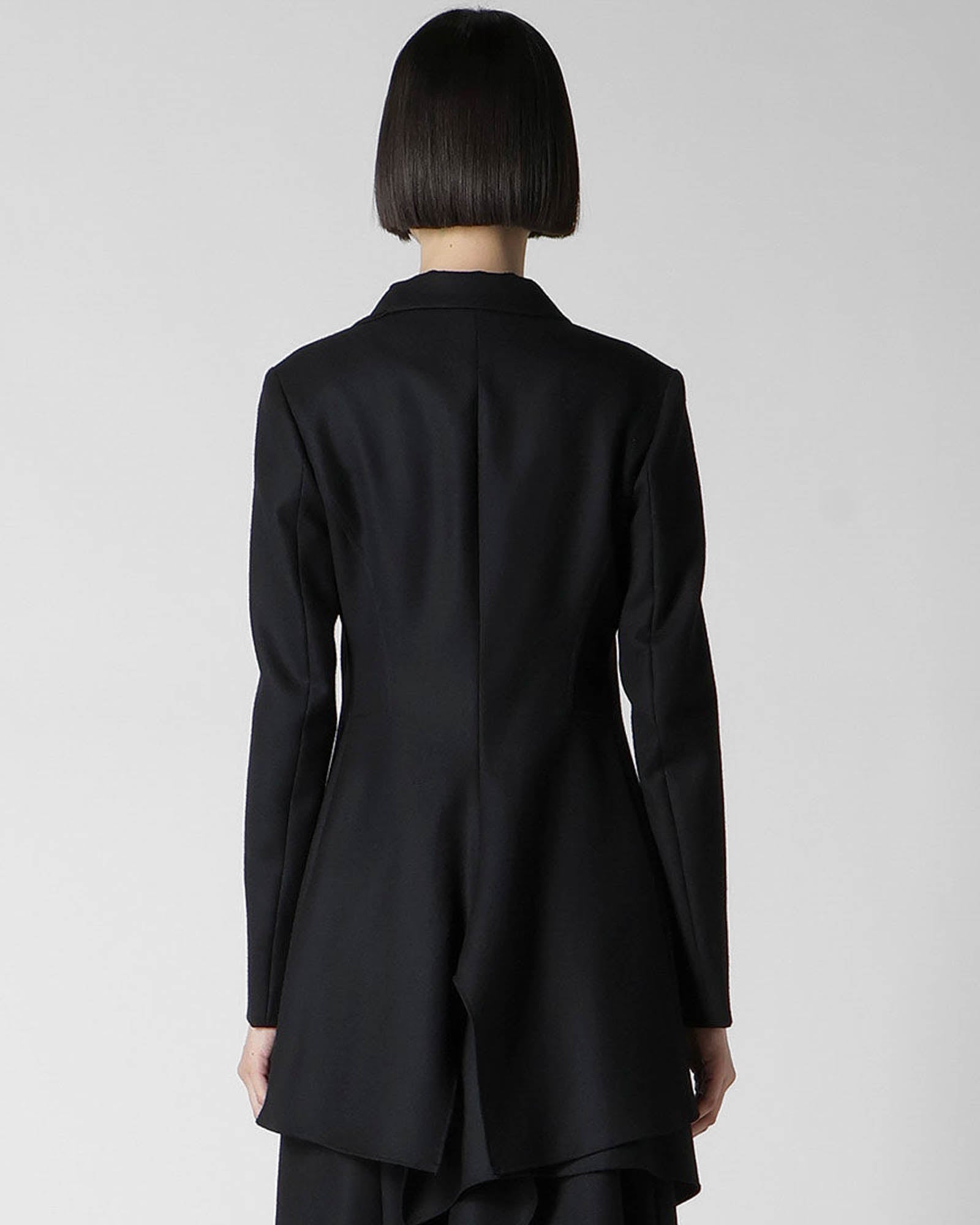 Curved Hem Jacket