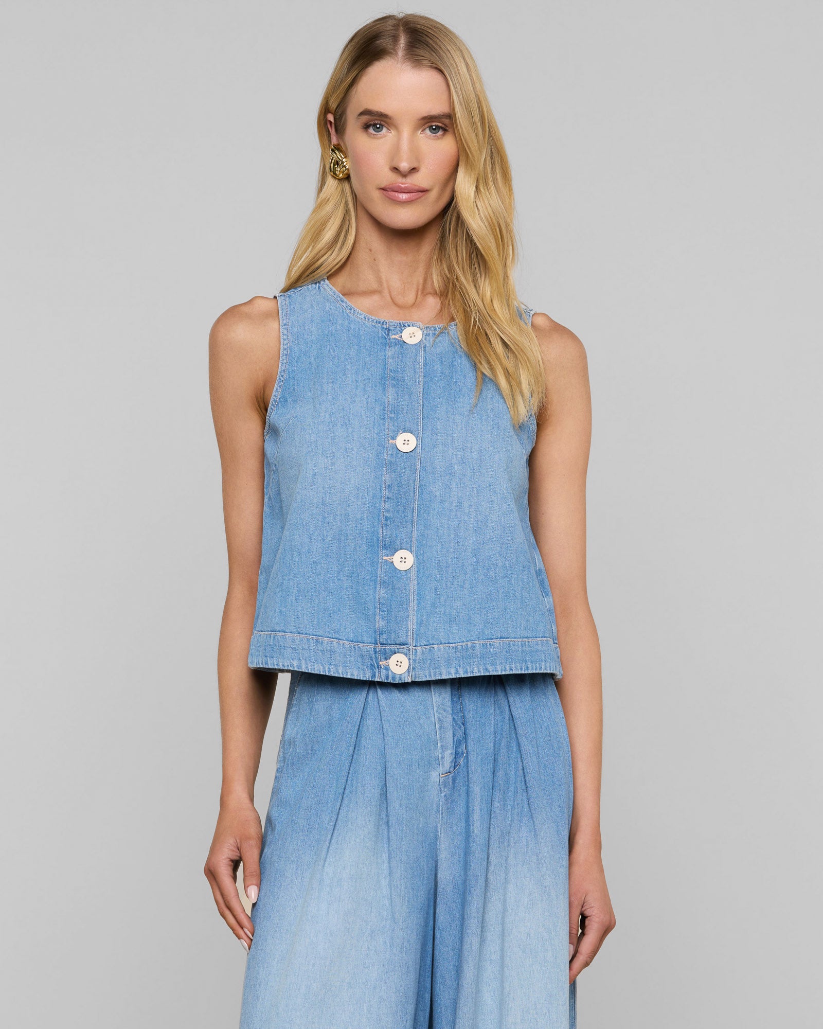 Foster Denim Top