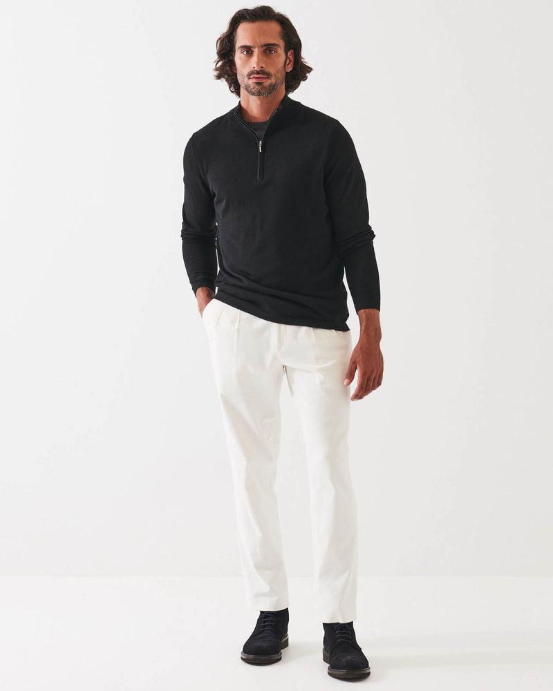 Merino Quarter Zip Sweater