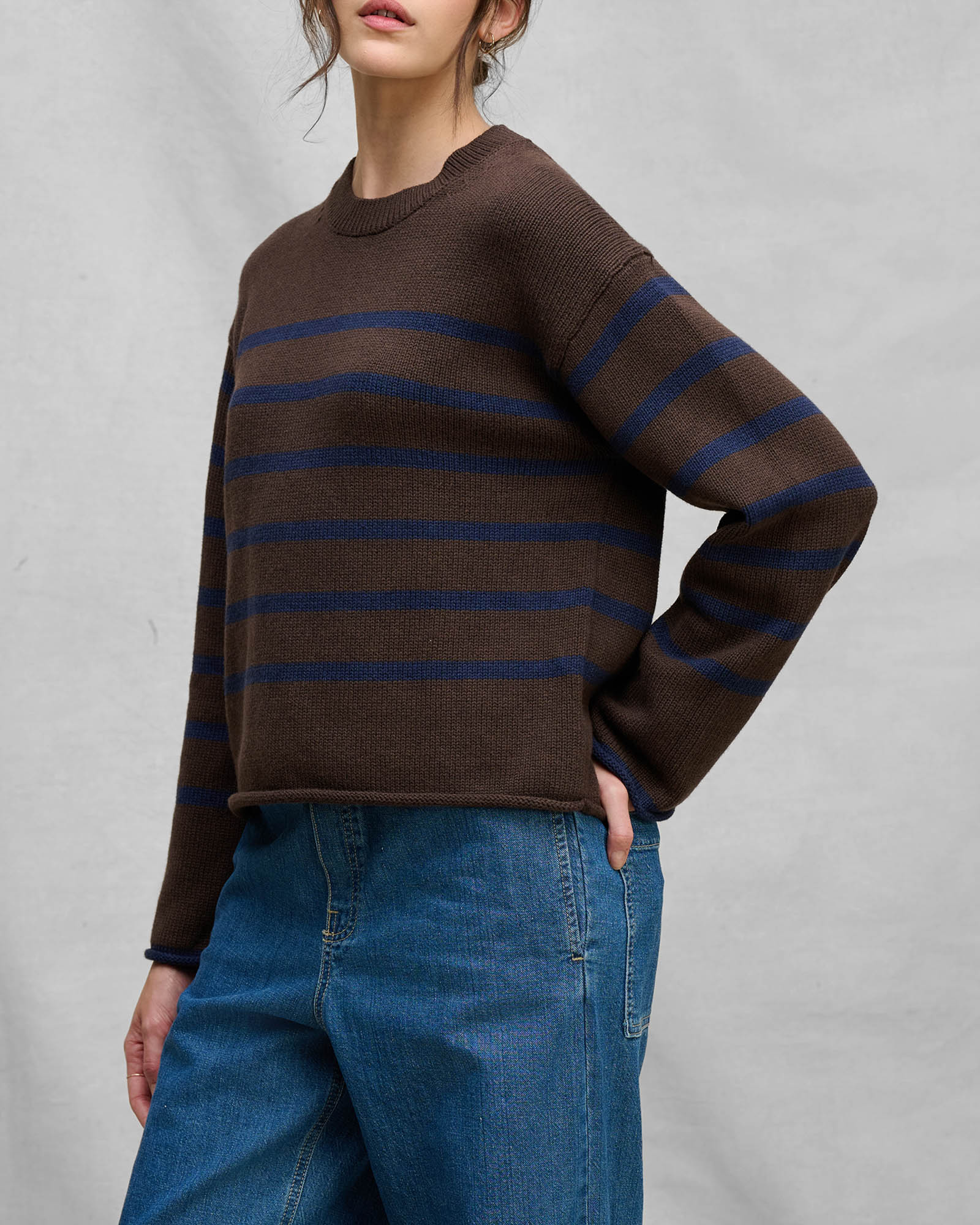 Pull en coton et cachemire