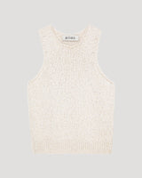 Boucle Knit Halter Top