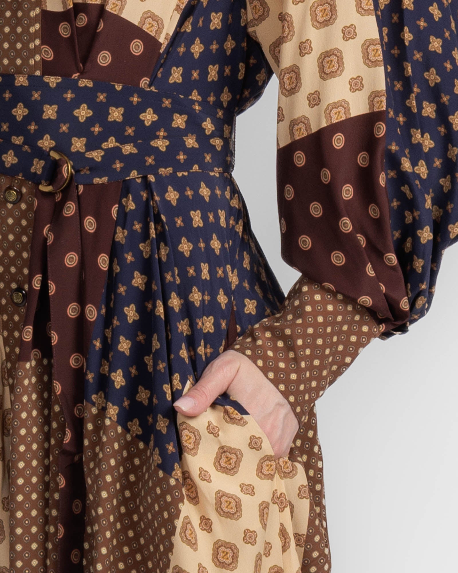 Tuck Midi Dress
