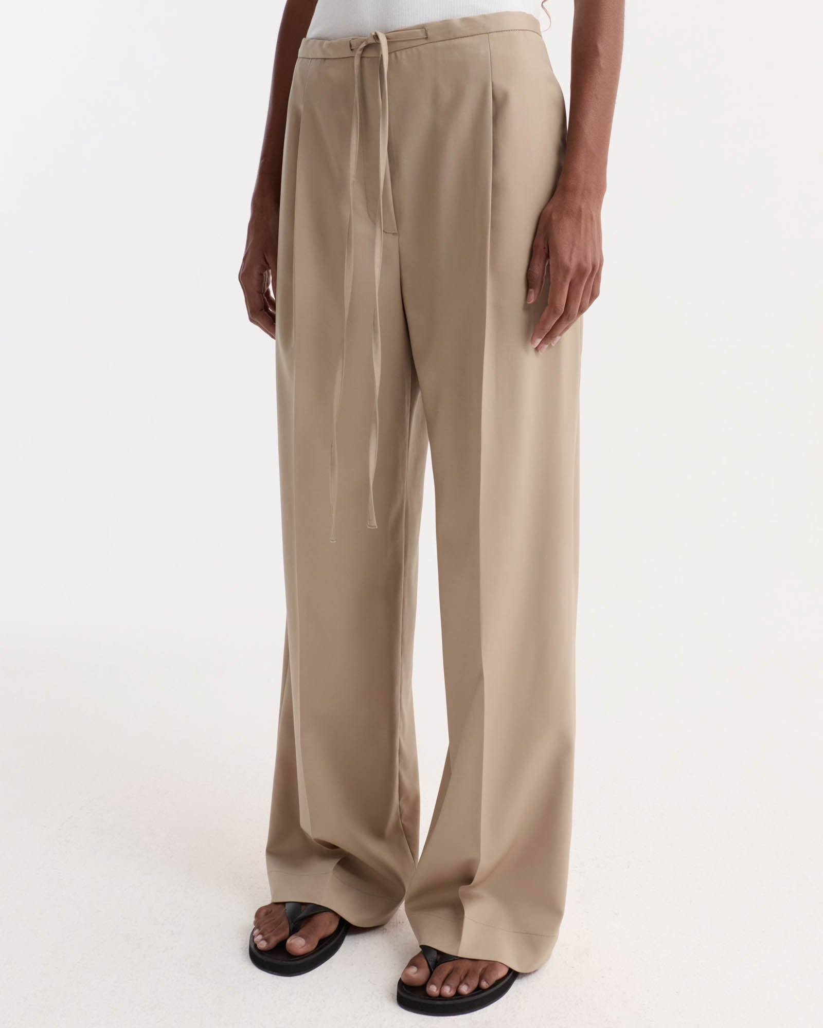 Relaxed Drawstring Trousers