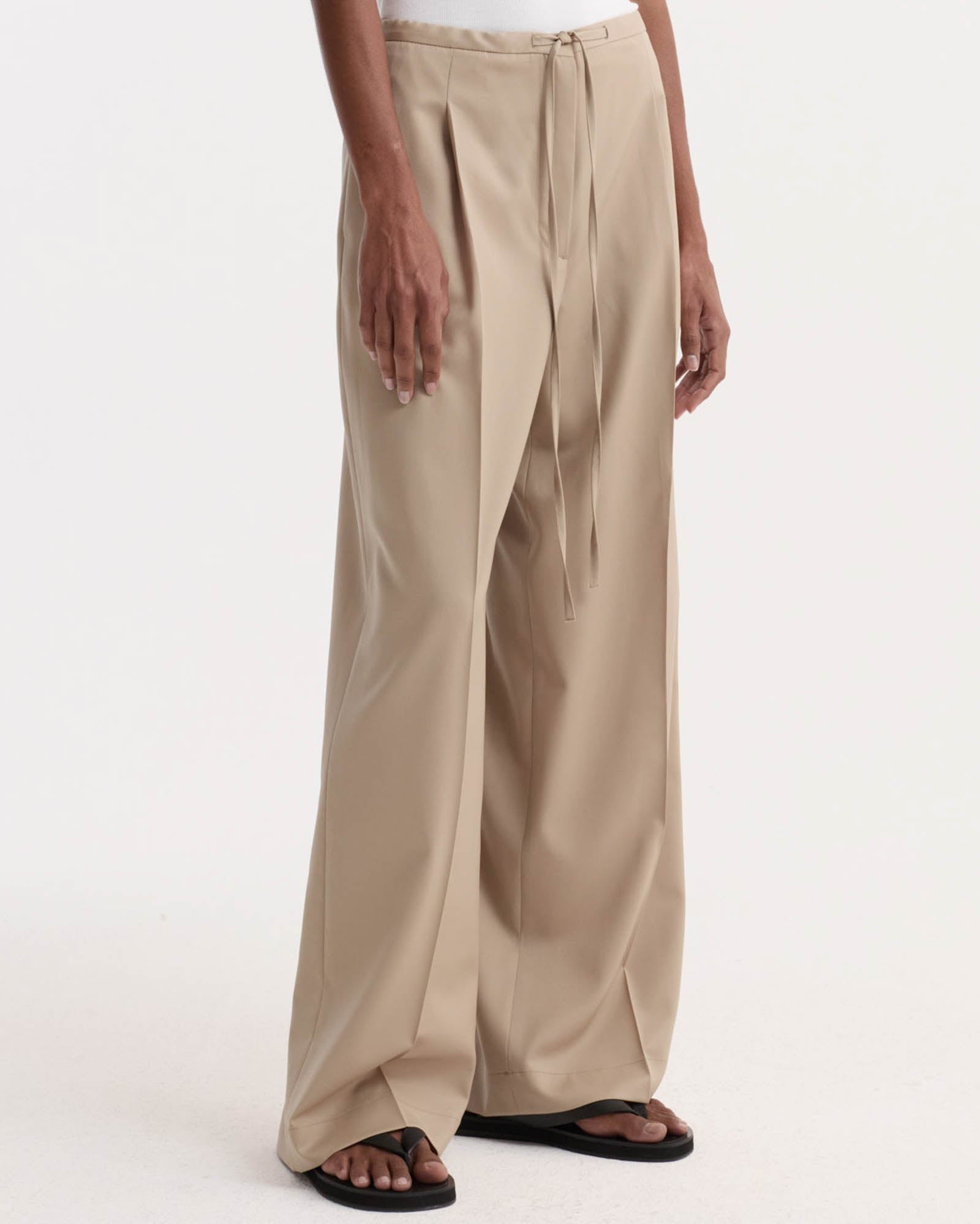 Relaxed Drawstring Trousers