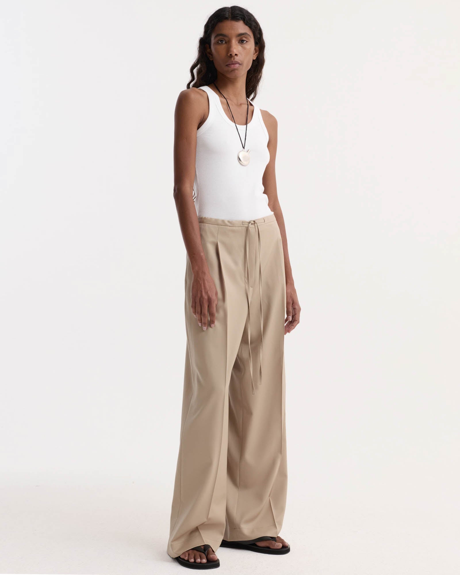 Relaxed Drawstring Trousers