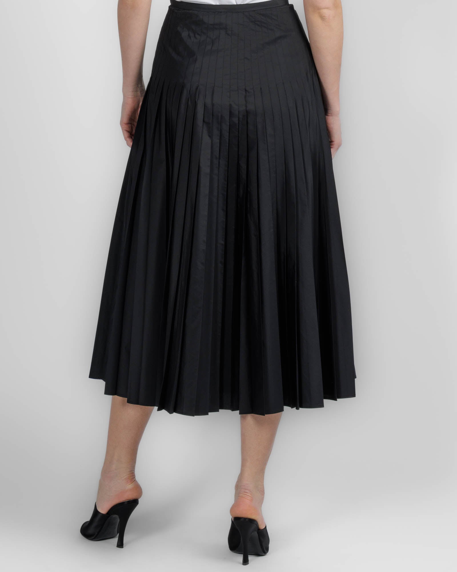 Technical Plisse Skirt