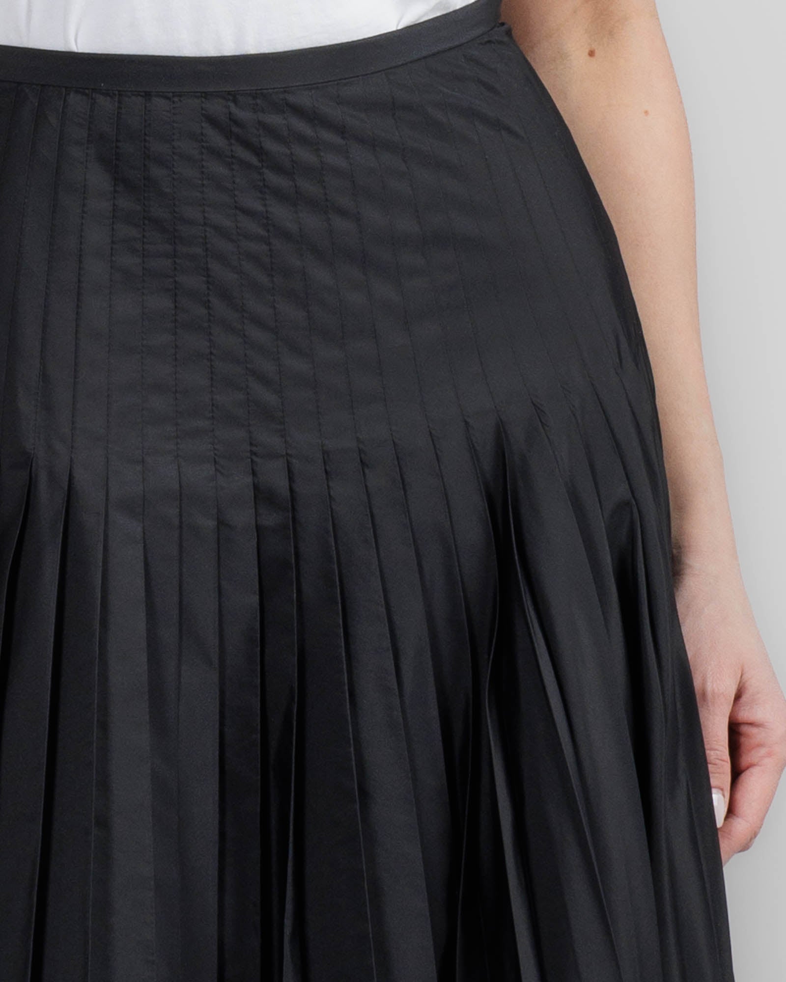 Technical Plisse Skirt