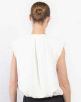 Quilted Waffle Shirt Top
