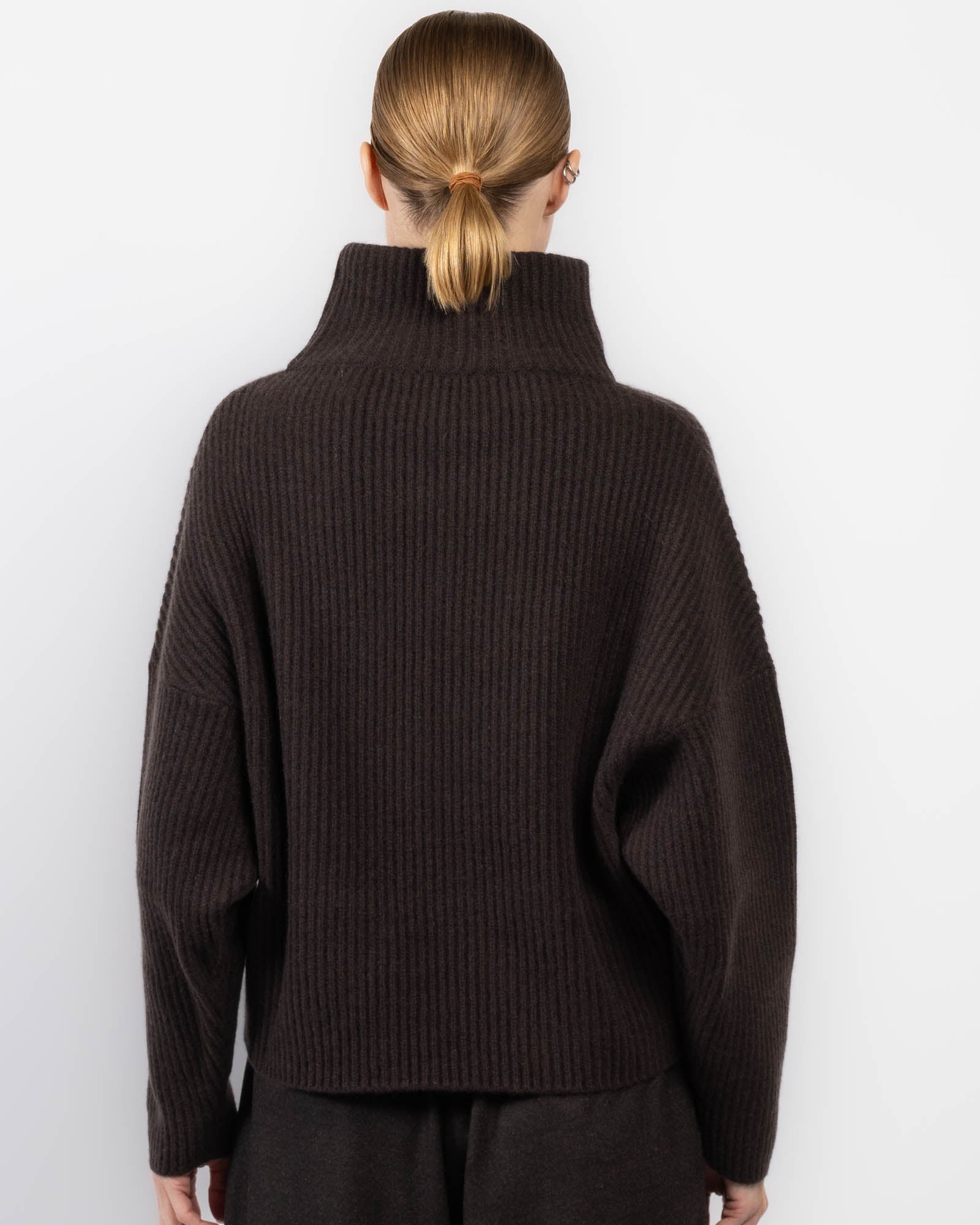 Batwing Turtleneck Sweater
