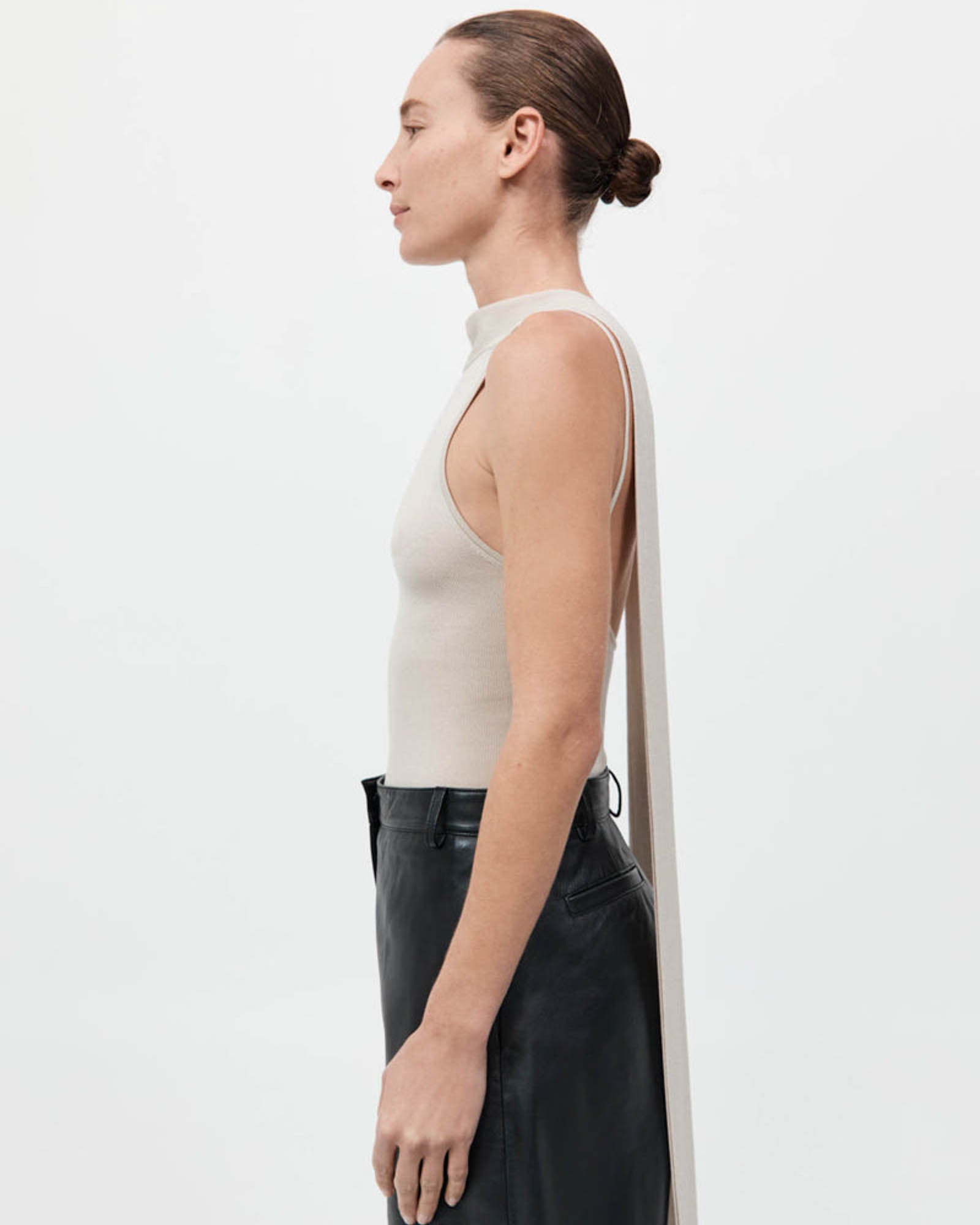 Haut écharpe en tricot