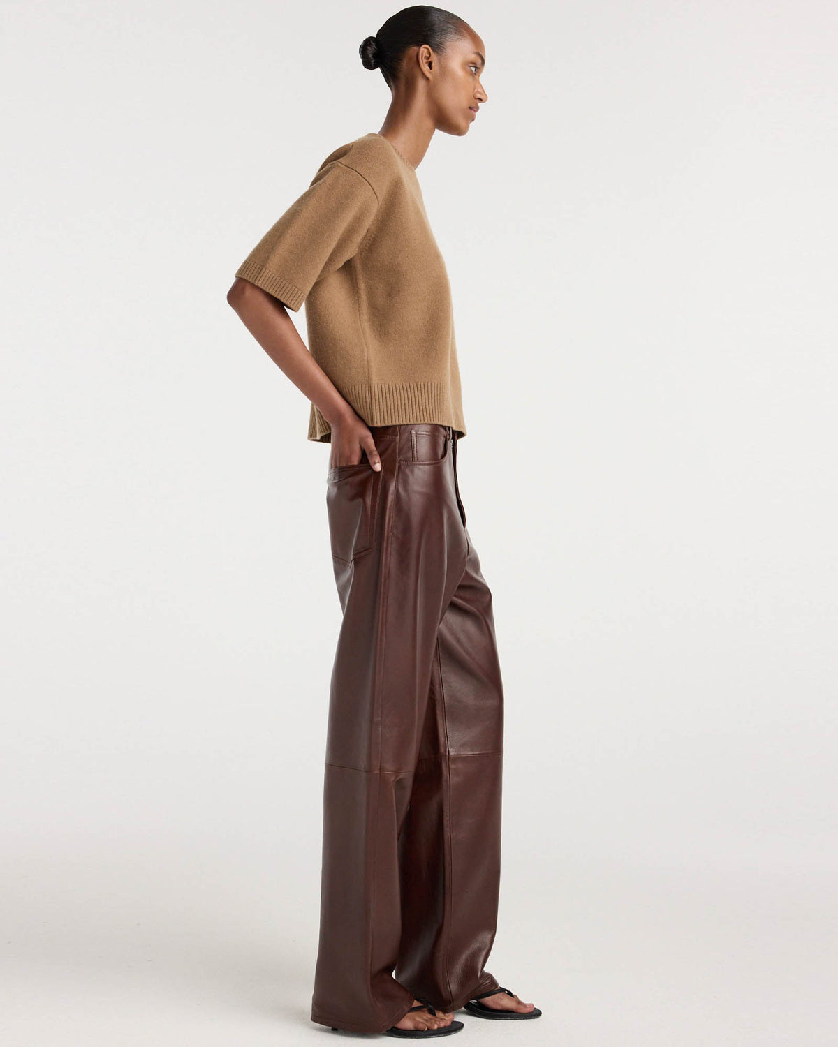 Brun Baggy Trousers