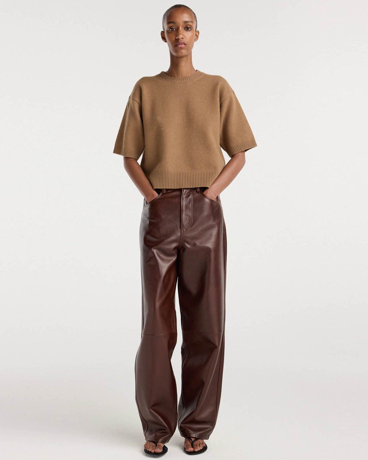 Brun Baggy Trousers