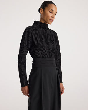 Plisse Shaped Top