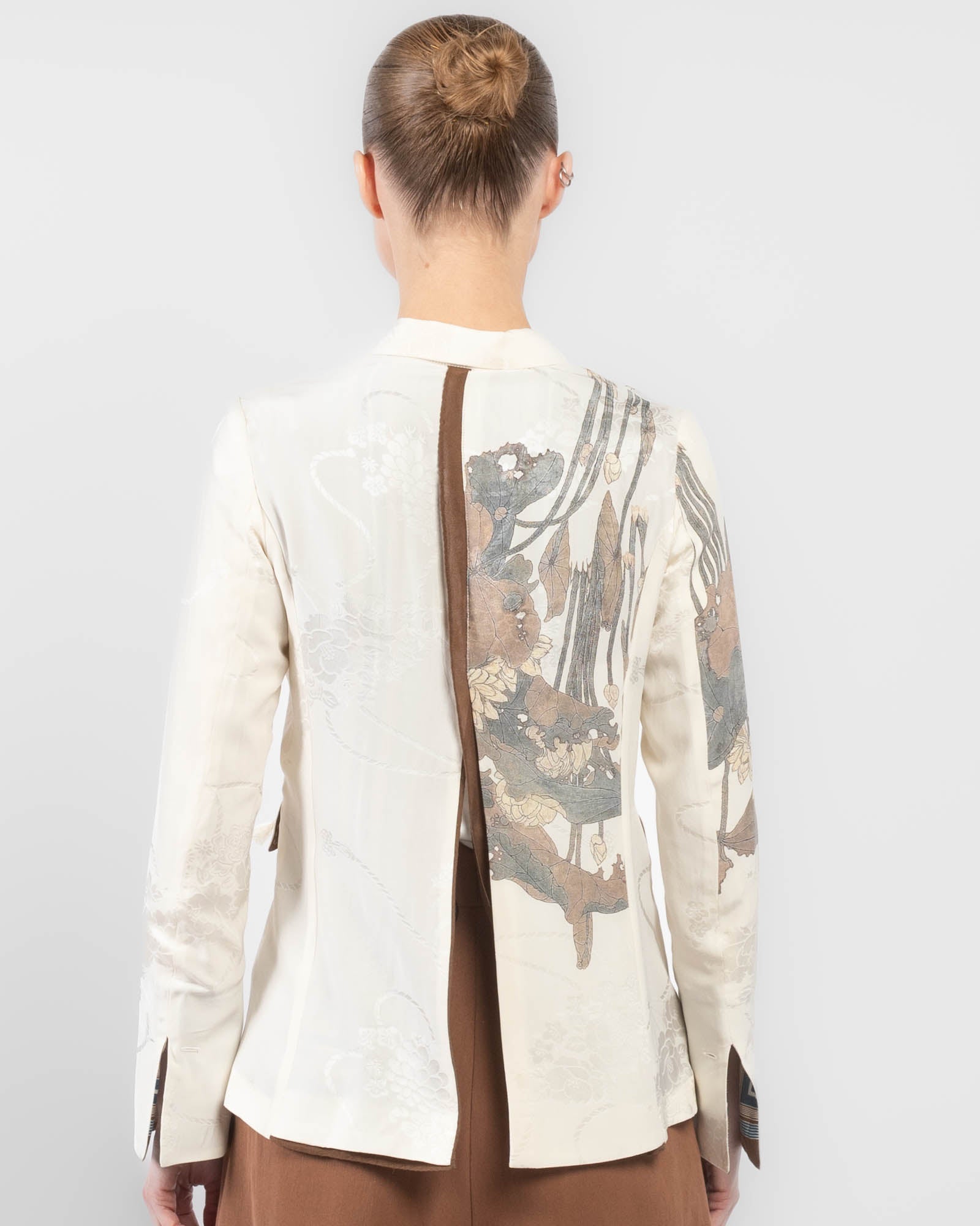 Veste kimono traditionnelle à double boutonnage